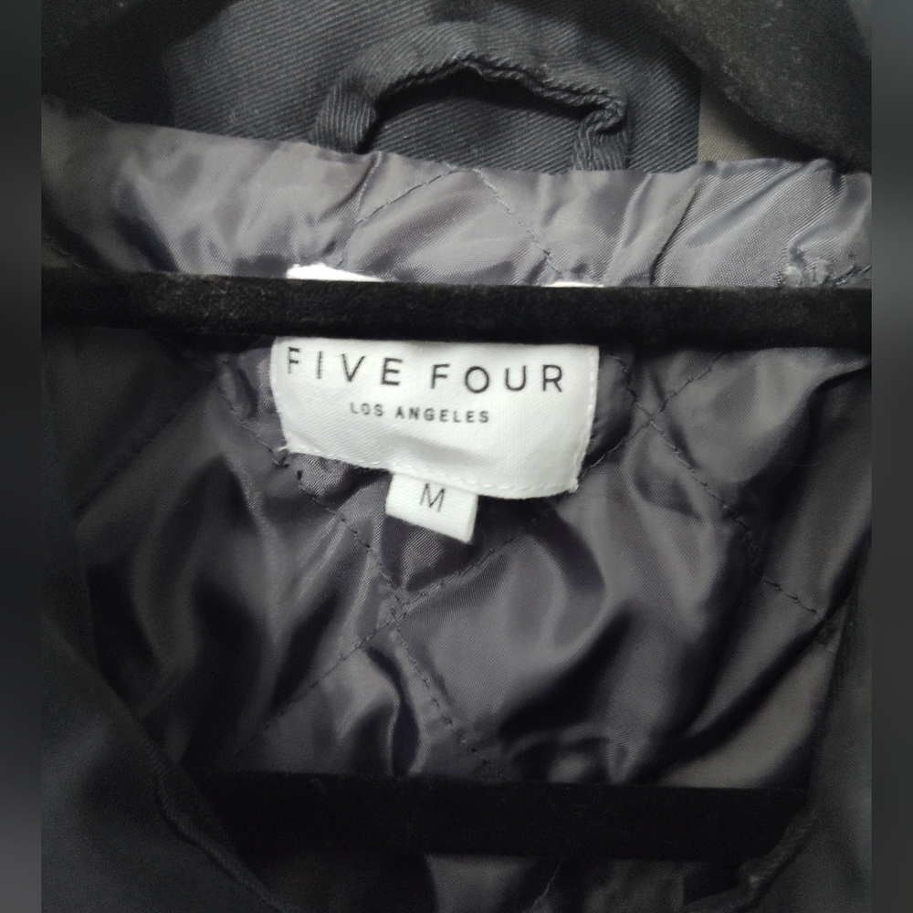 Five Four Medium Button Down Black Jacket - image 3